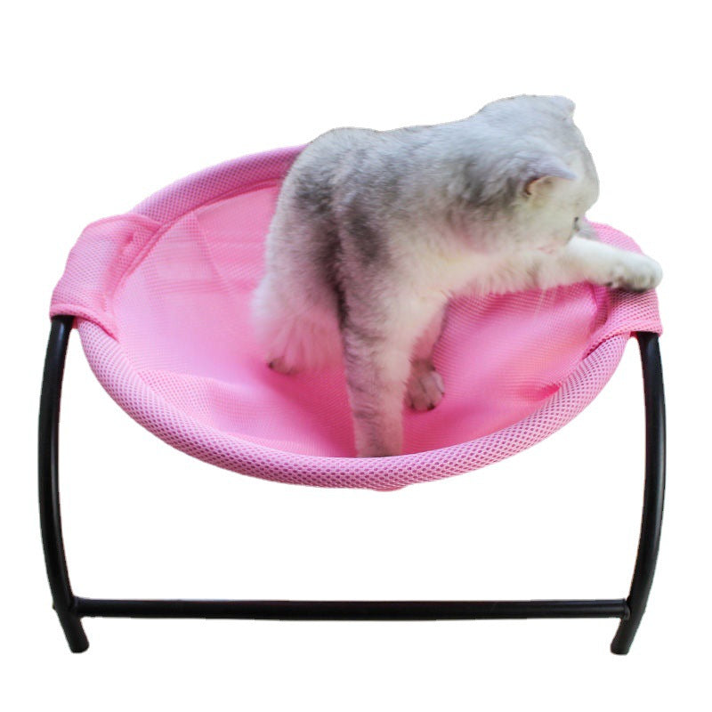 Cat Hammock Bed Free-Standing Cat Sleeping Cat Bed Cat Supplies Pet Supplies Whole Wash Stable Structure Detachable Excellent Breathability Easy Assem