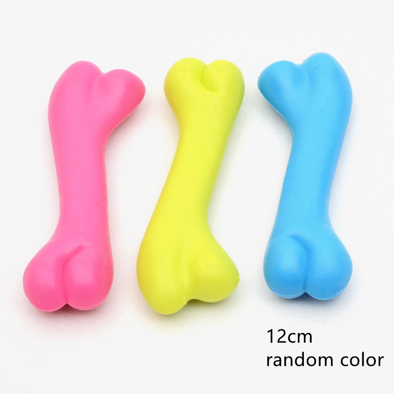 Pet Toys, Rubber Bite Resistant Toys, Dog Bone Type