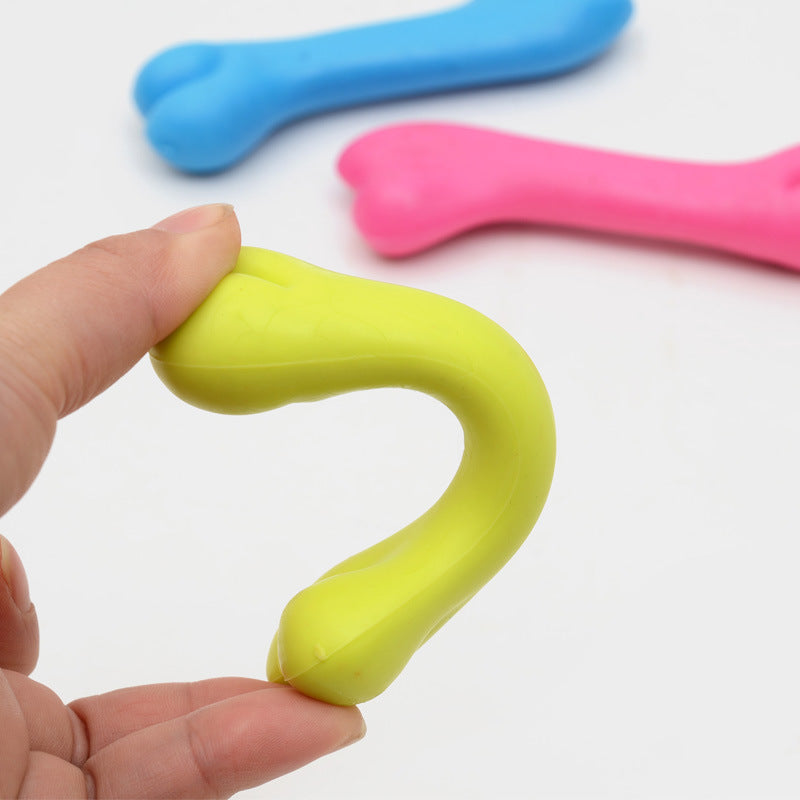 Pet Toys, Rubber Bite Resistant Toys, Dog Bone Type