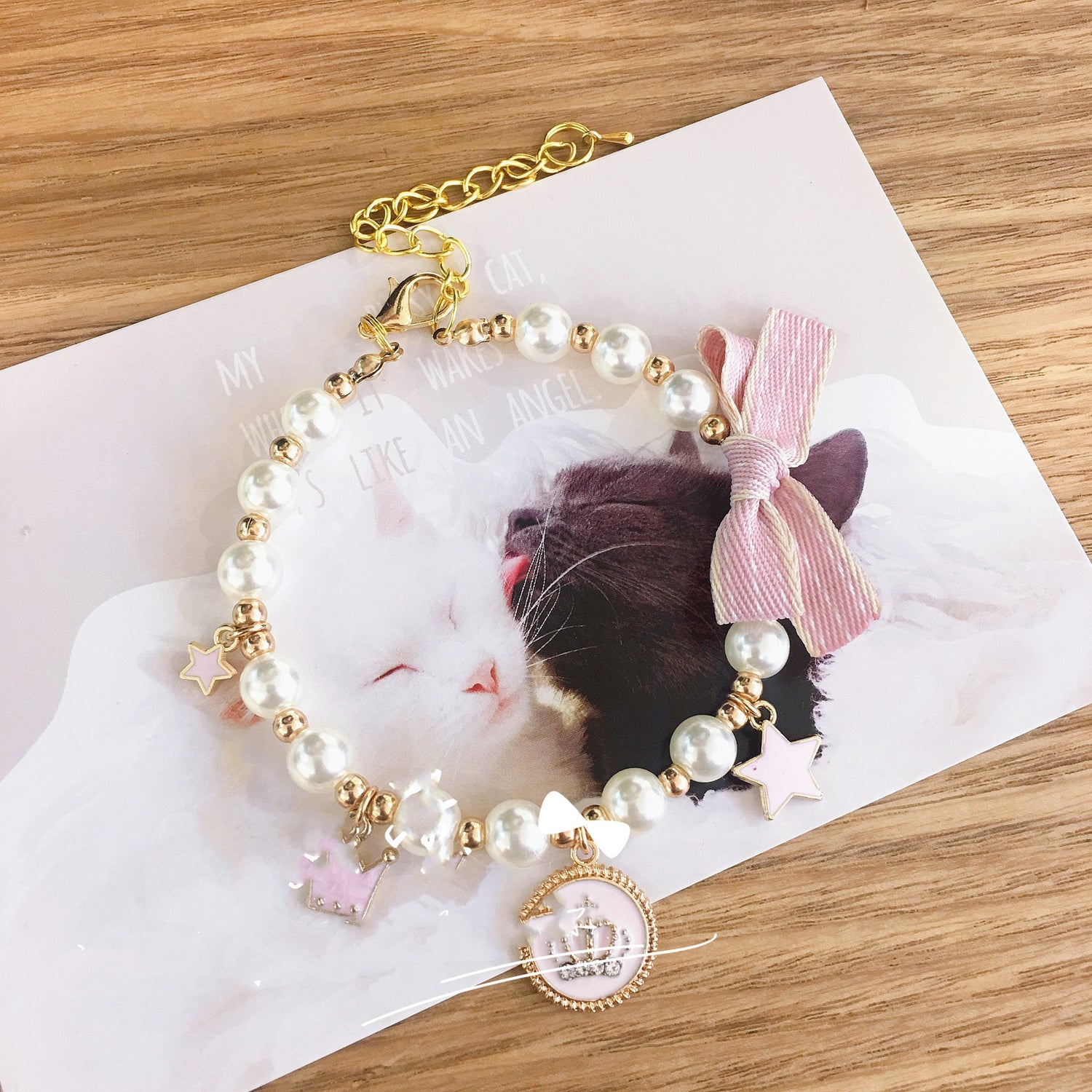 Pet Year's Jewelry Collar Bell Pendant Bowknot