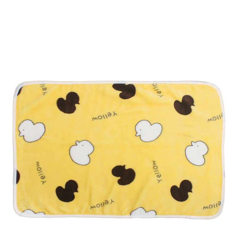 Four Seasons Blanket Kennel Pad Warm Coral Fleece