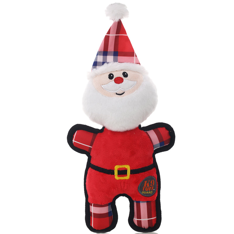 Christmas Teddy Husky Bite-resistant Molar Interactive Pet Sounding Toy