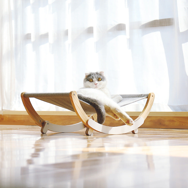 Solid wood cat shaker