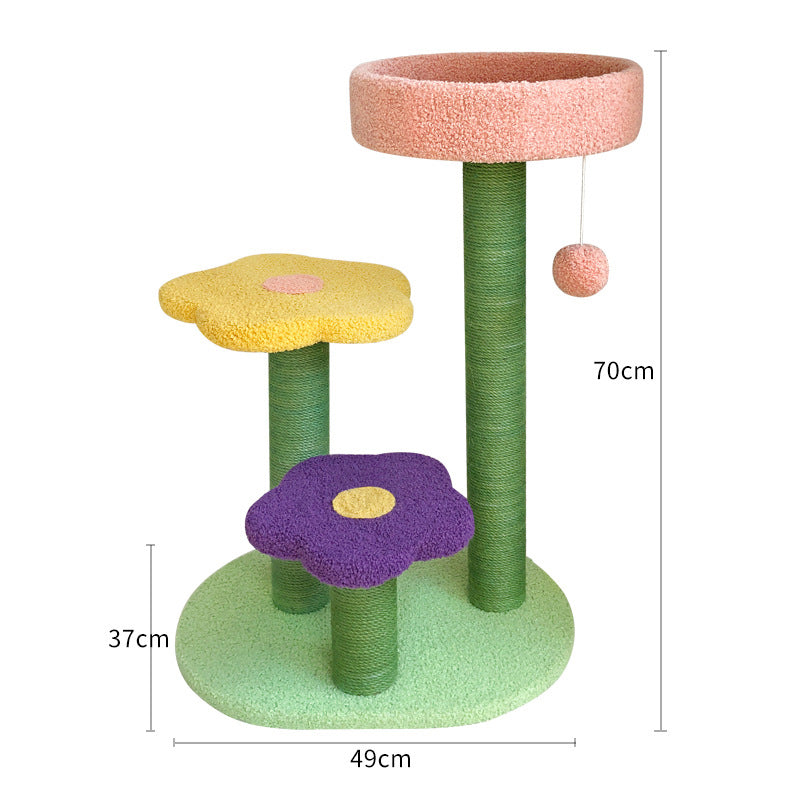 Cat Tower Cat Scratch Board Wear-resistant Cat Climbing Tree