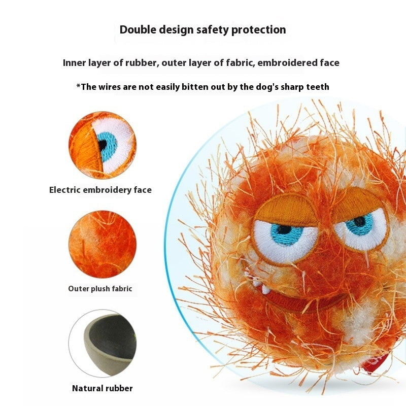 Plush Sound Molar Long Lasting Dog Toy Ball