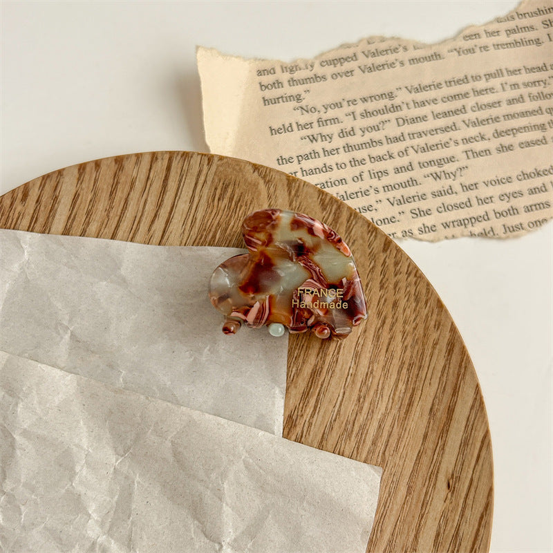 Love Small Jaw Back Hairpin Shark Clip