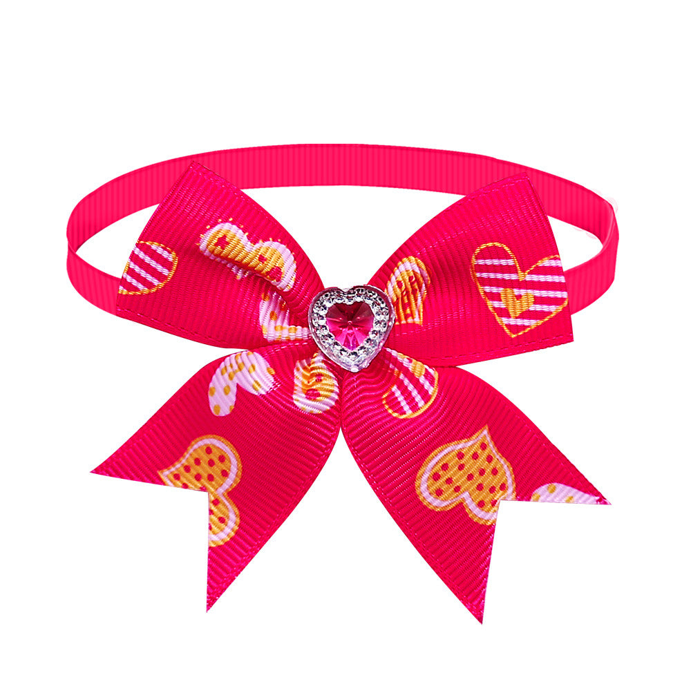 Pet Love Diamond Bow Tie Bow Tie Accessories