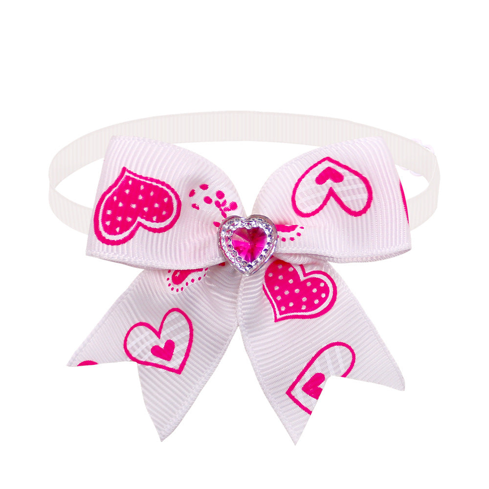 Pet Love Diamond Bow Tie Bow Tie Accessories