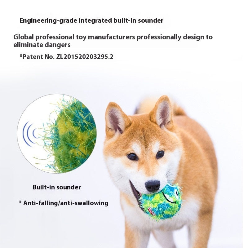 Plush Sound Molar Long Lasting Dog Toy Ball