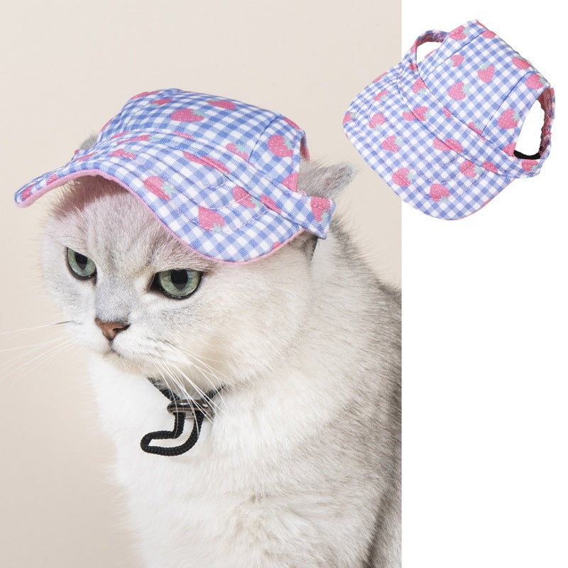 Pet Baseball Cap Leisure Sports Wind Sun Protection Sunshade