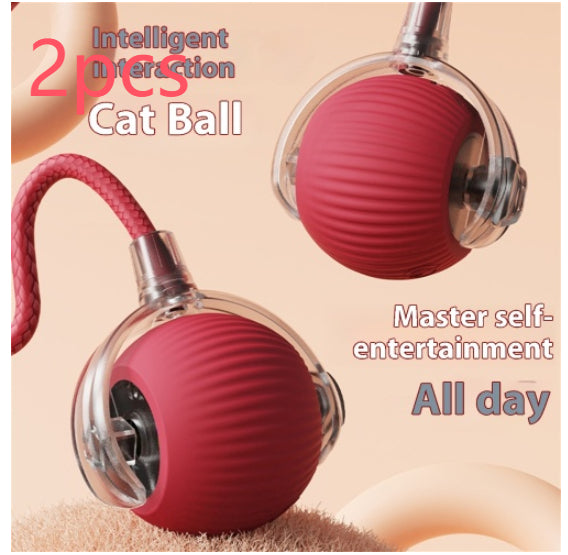 Electric Cat Toy Automatic Cat Ball Self-entertainment Rolling Ball