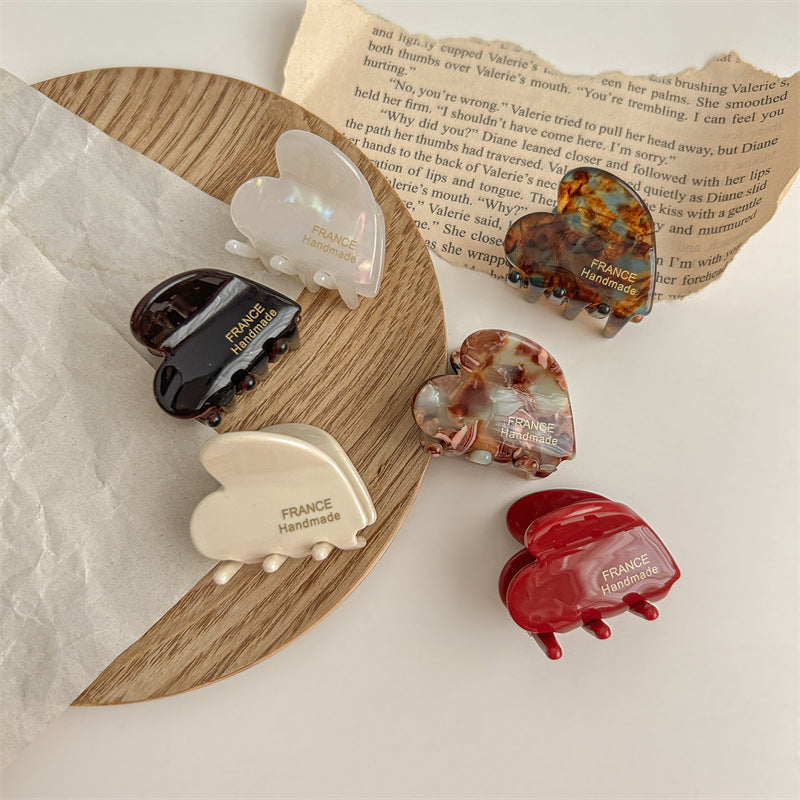 Love Small Jaw Back Hairpin Shark Clip