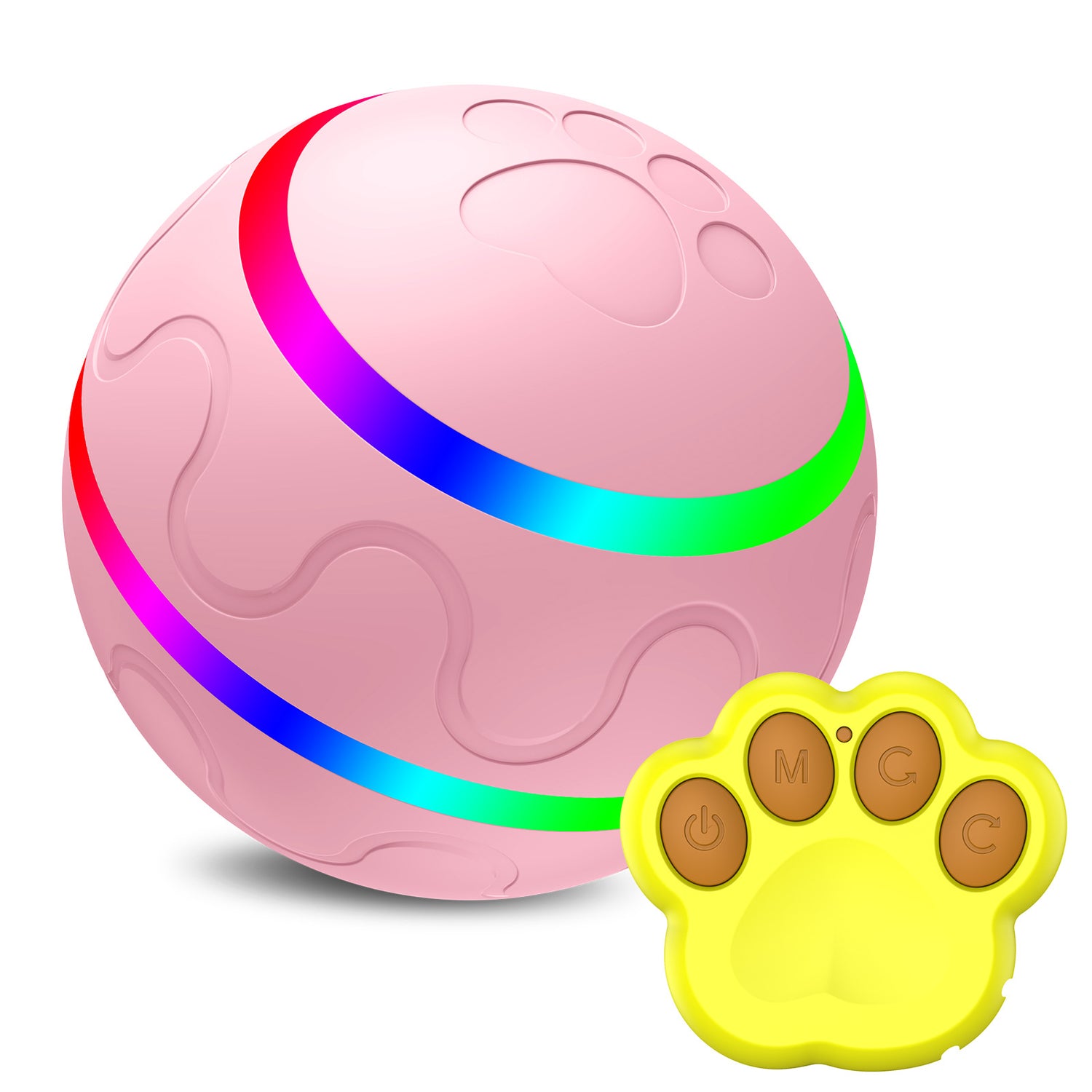 Pet Cat Wicked Ball Toy Intelligent Ball USB Cat Toys Self Rotating Ball Automatic Rotation Ball