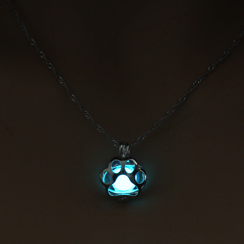 Animal night light necklace