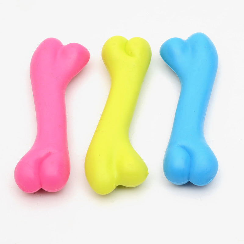 Pet Toys, Rubber Bite Resistant Toys, Dog Bone Type