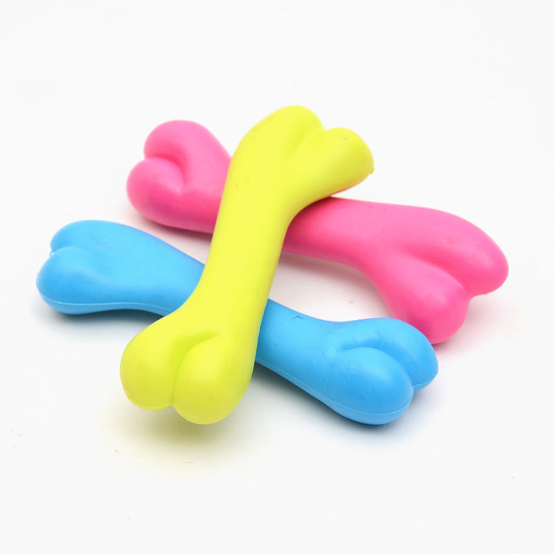 Pet Toys, Rubber Bite Resistant Toys, Dog Bone Type