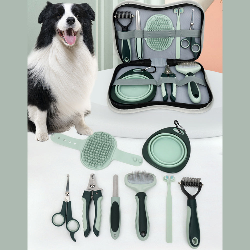 Dog Clippers, Professional Dog Grooming Kit, Cordless Dog Grooming Clippers For Thick Coats, Dog Hair Trimmer, Low Noise Dog Shaver Clippers, Quiet Pe
