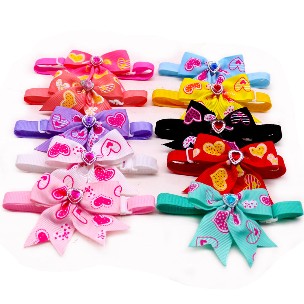Pet Love Diamond Bow Tie Bow Tie Accessories