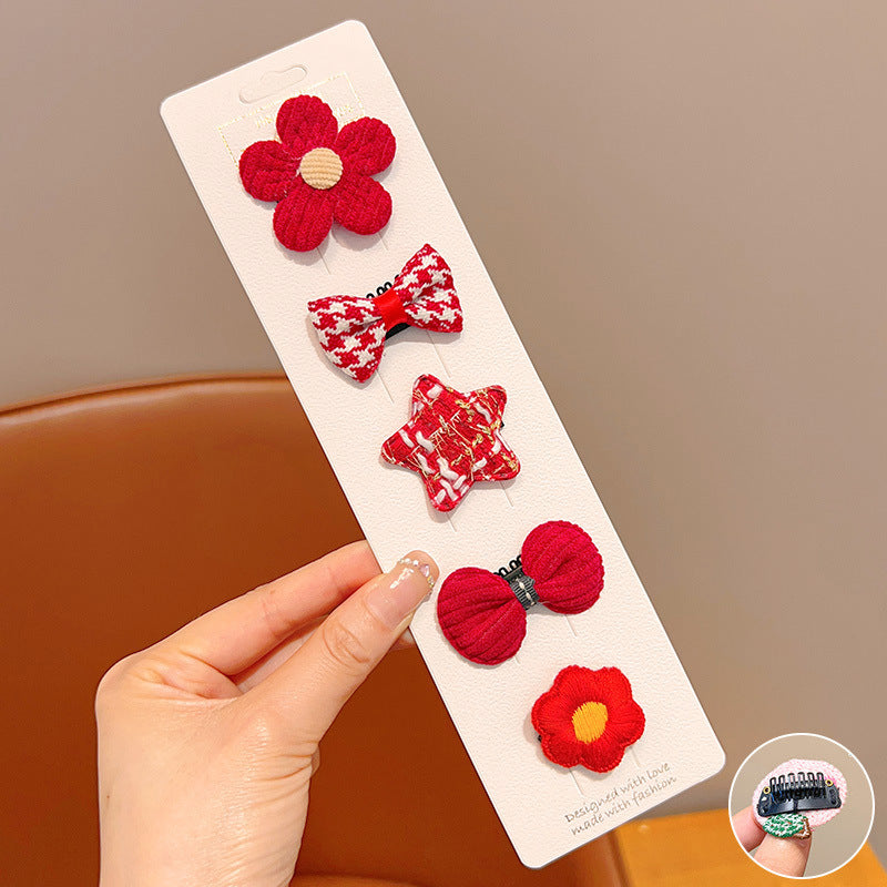 Portable Home Cartoon Creative Mini Dog Hairpin