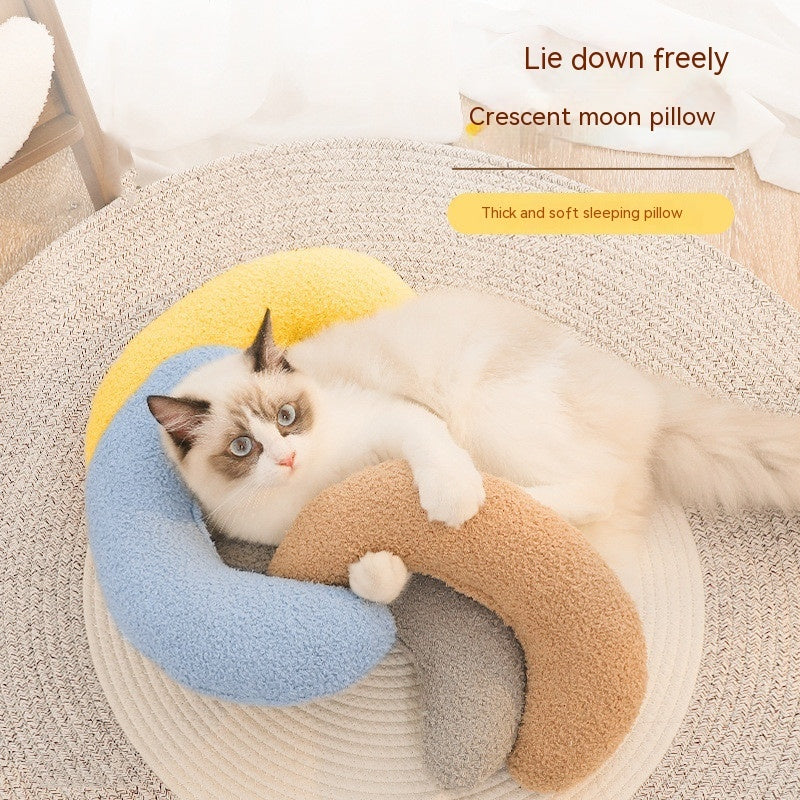 Pet Supplies Soft For Cats And Dogs Pillow Crescent Type