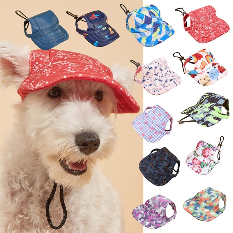 Pet Baseball Cap Leisure Sports Wind Sun Protection Sunshade