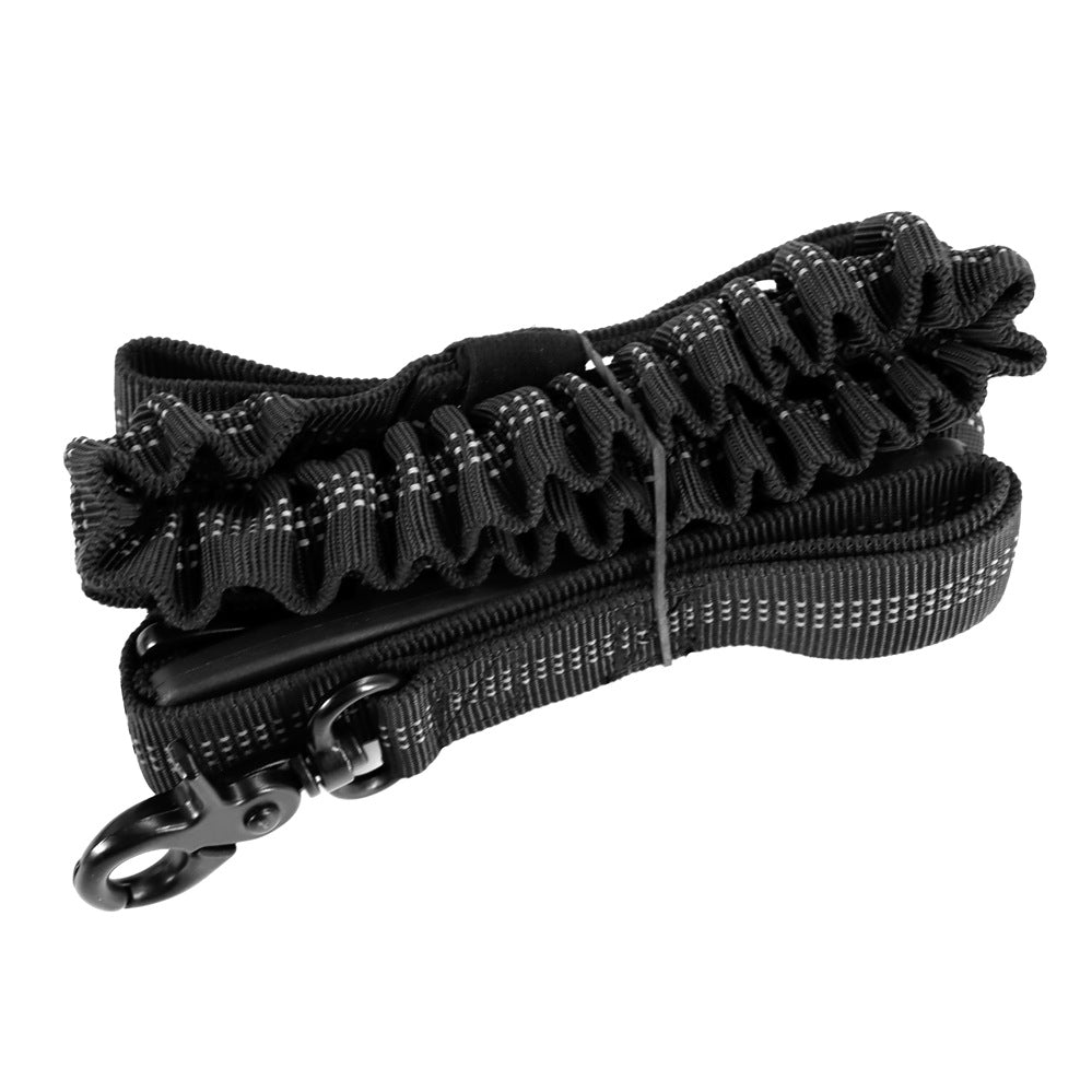 Dog Leash, Dog Leash For Large Dogs, Multifunctional Dog Leashes For Medium Dogs, Adjustable Dog Leash With Car Seatbelt, 4-6 FT Strong Bungee Dog Lea