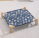 Removable And Washable Solid Wood Pet Dog Bed