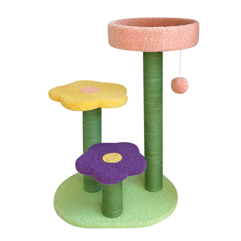 Cat Tower Cat Scratch Board Wear-resistant Cat Climbing Tree