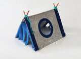 Small Pet Rabbit Nest Hamster Corner House Tent