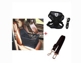 Luxury Pet's Safety Car Seat Carrier Premium Harness & Leash set Car Safety Belt