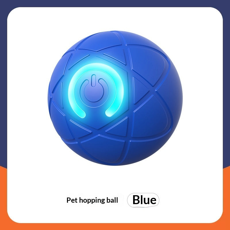 Pets Electric Jumping Ball Automatic Dog-teasing Luminous Pet Products Pets Dogs Training Products Ball Toys For Dogs Resistance
