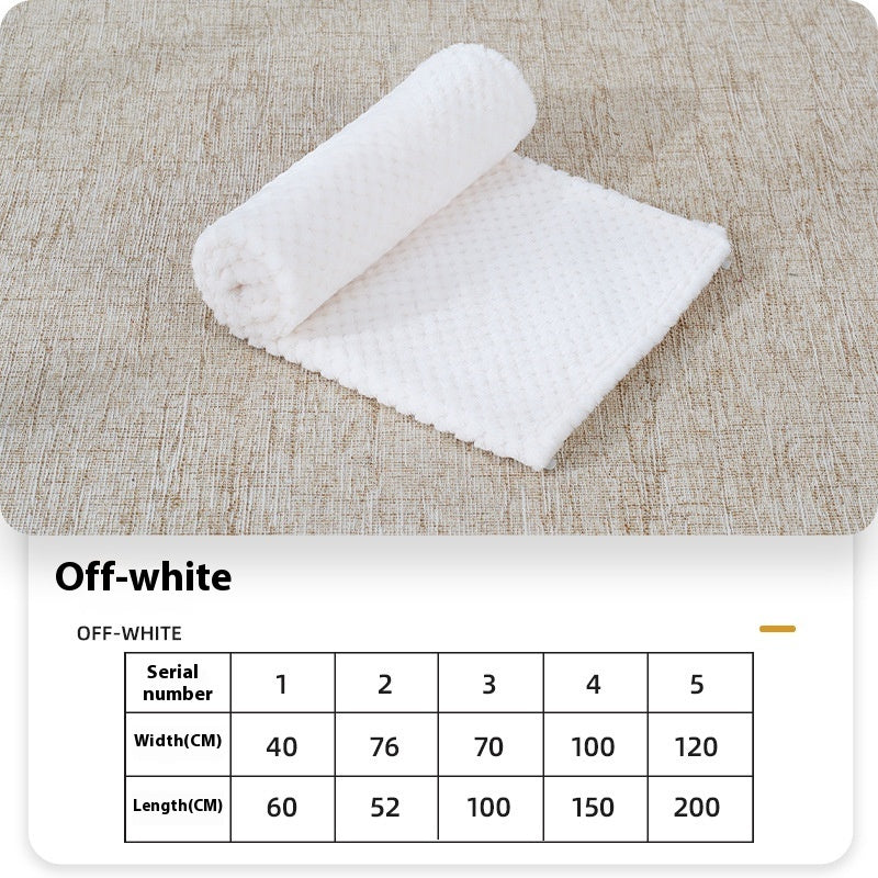 Summer Coral Fleece Blanket For Dogs Sleeping Pets