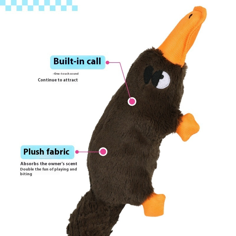 Platypus Simulation Can Call Dogs Sound Plush Toys