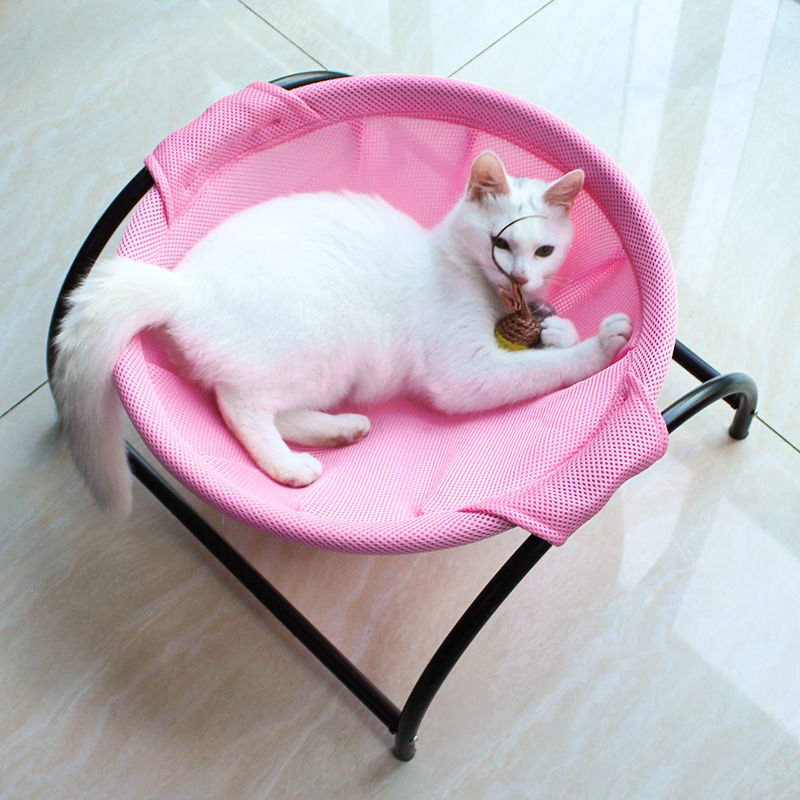 Cat Hammock Bed Free-Standing Cat Sleeping Cat Bed Cat Supplies Pet Supplies Whole Wash Stable Structure Detachable Excellent Breathability Easy Assem