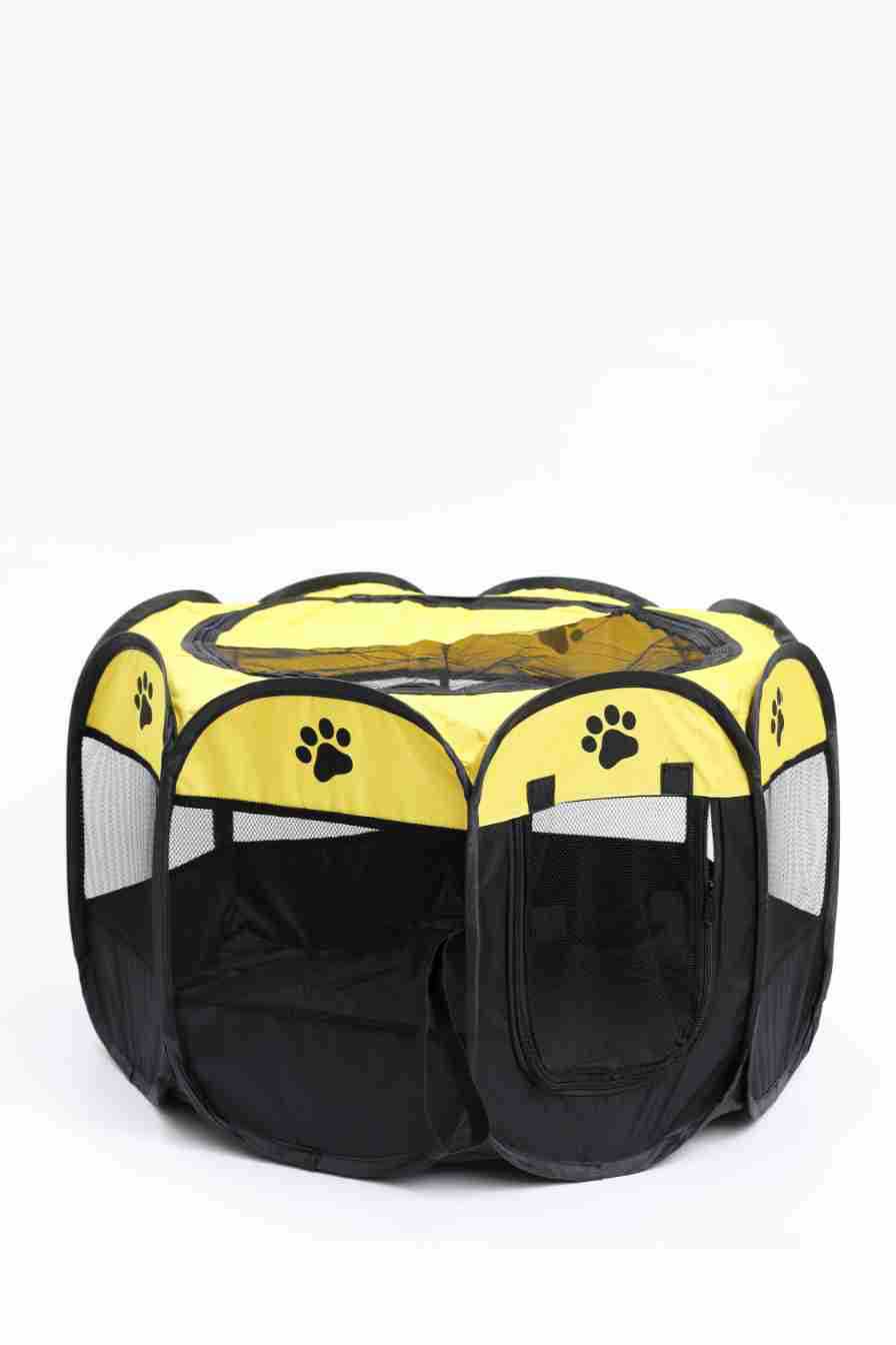 Octagonal Cage Fence Pet Cloth Tent Easy Storage Cat Nest