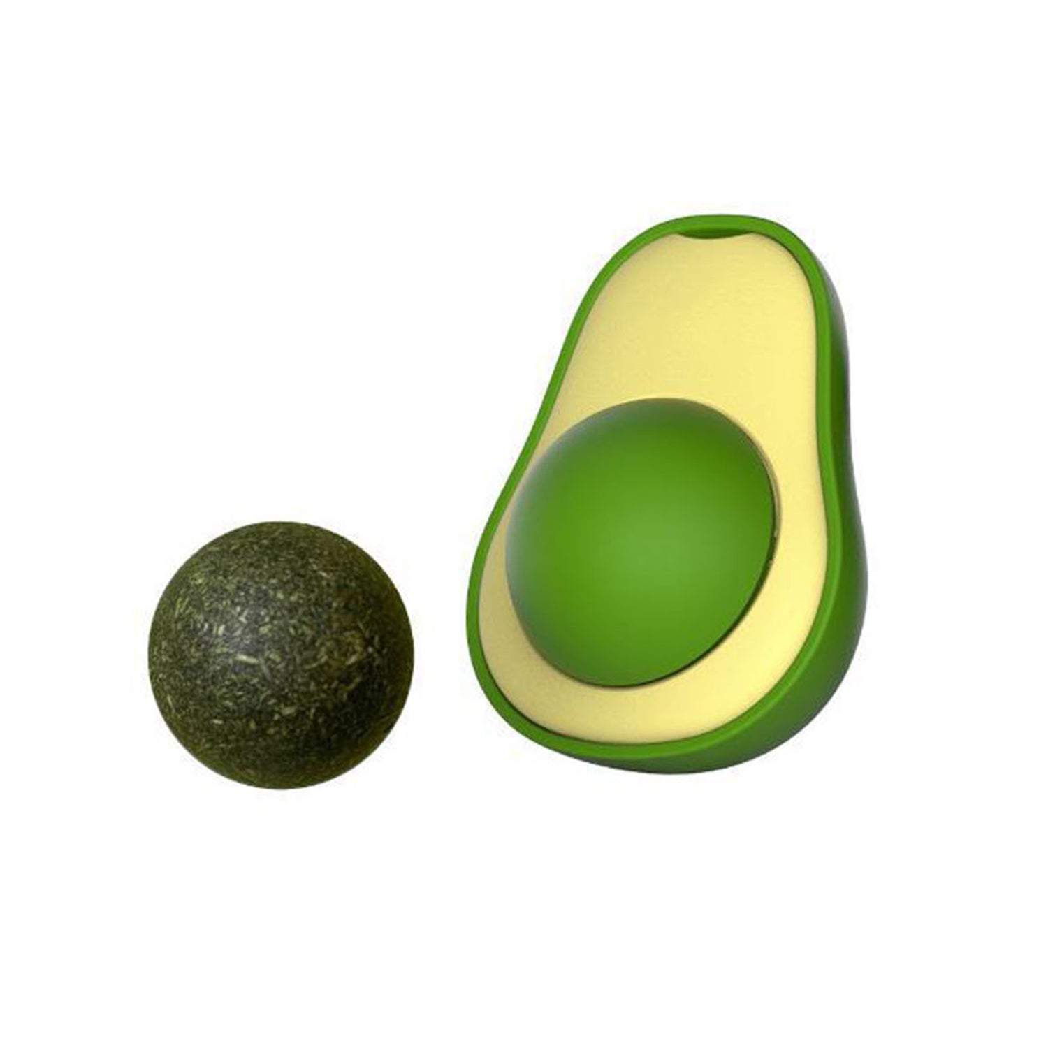 Cute Avocado Catnip Toys Cat Teeth Cleaning Toy Cat Supplies Catnip Mini Cat Treat Toys Interactive Pet Toys Pet Products Pet Avocado Ball Cute Funny