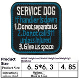 Pet Dog Accessories Embroidered Velcro Pet Clothing Decorative Sticker Computer Embroidery Chapter