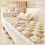 Pet Chessboard Grid Kennel Pad Autumn And Winter Warm Square